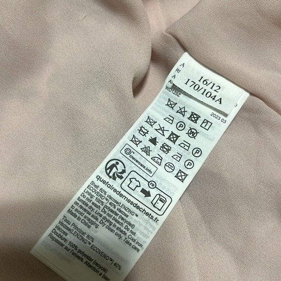 NEW All Saints Ari Peggy wrap floral mini dress size 12 - Picture 10 of 15